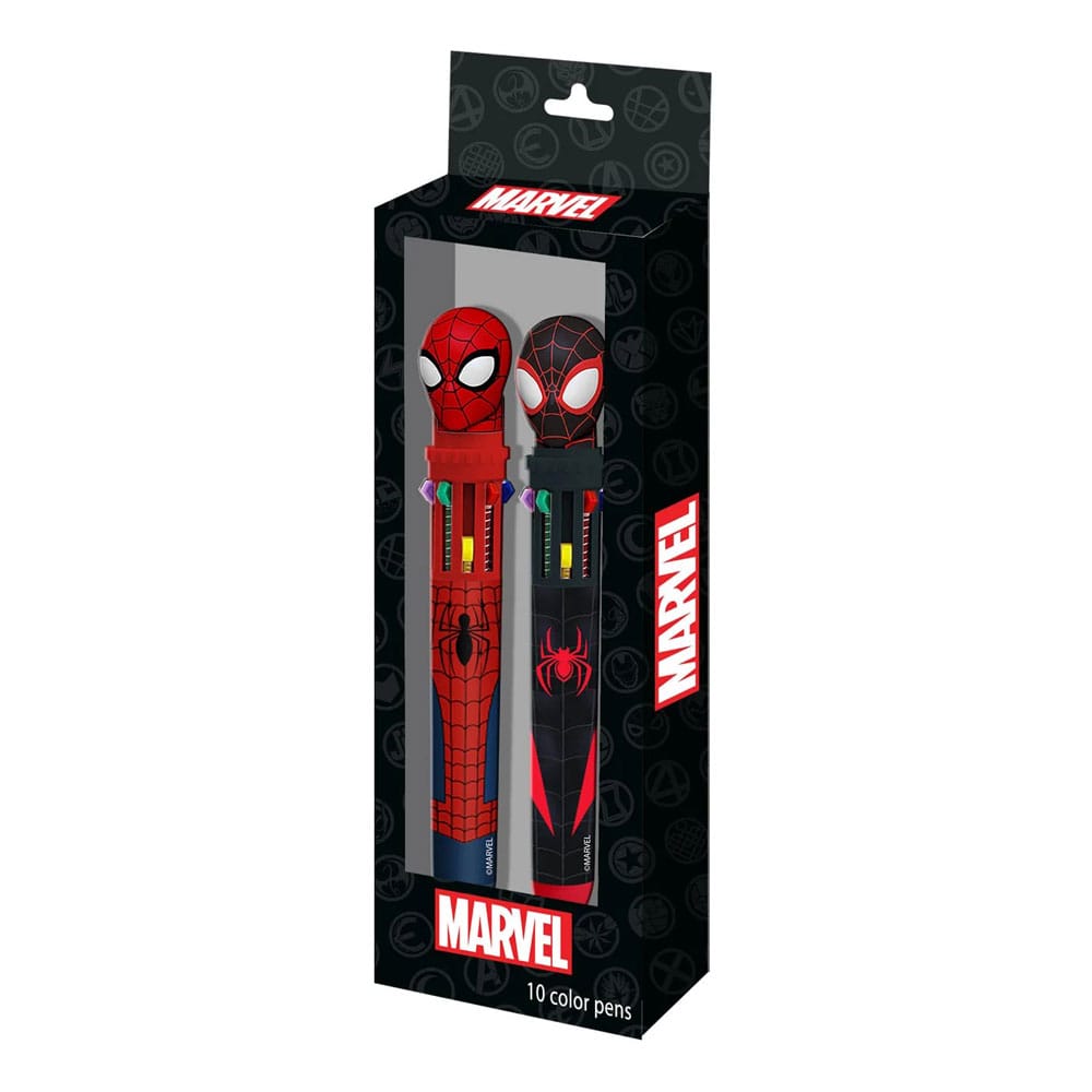 Spider-Man Zehnfarbkugelschreiber 2-er Pack Image