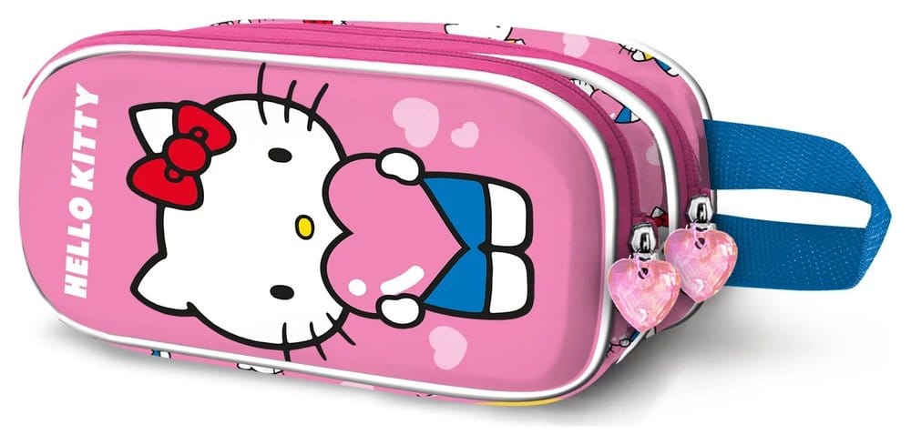Sanrio 3D Double Federmäppchen Hello Kitty Heart Image