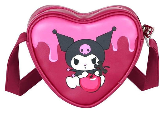 Sanrio Casual Heart Schultertasche Kuromi Cherry Image 2