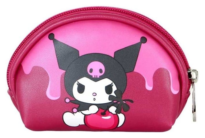 Sanrio Casual Oval Geldbörse Kuromi Cherry Image 3