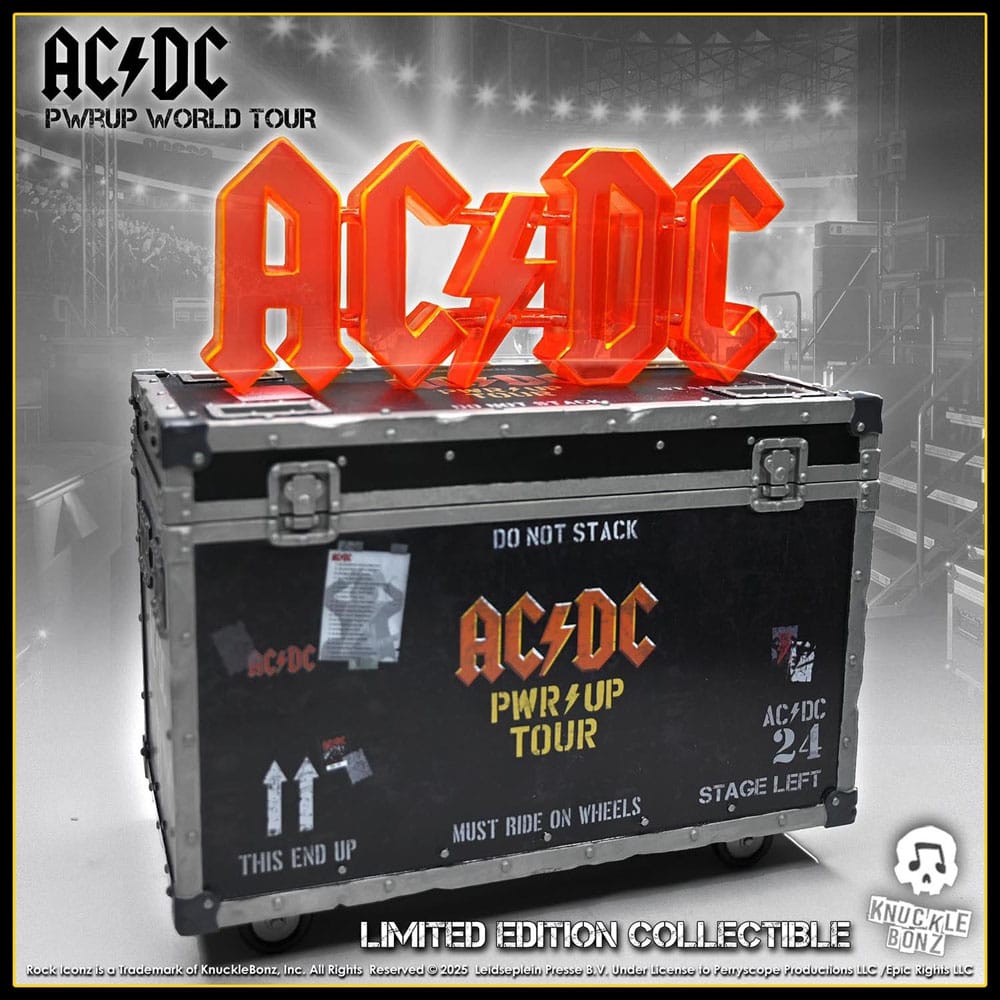 AC/DC Rock Ikonz On Tour Statue PWR UP Tour Road Case Image 19