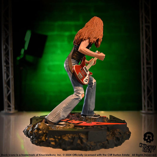 Metallica Rock Iconz Statue Cliff Burton II 22 cm Image 2