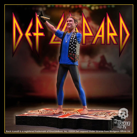 Def Leppard Rock Iconz Statue Rick Allen 24 cm Image 2