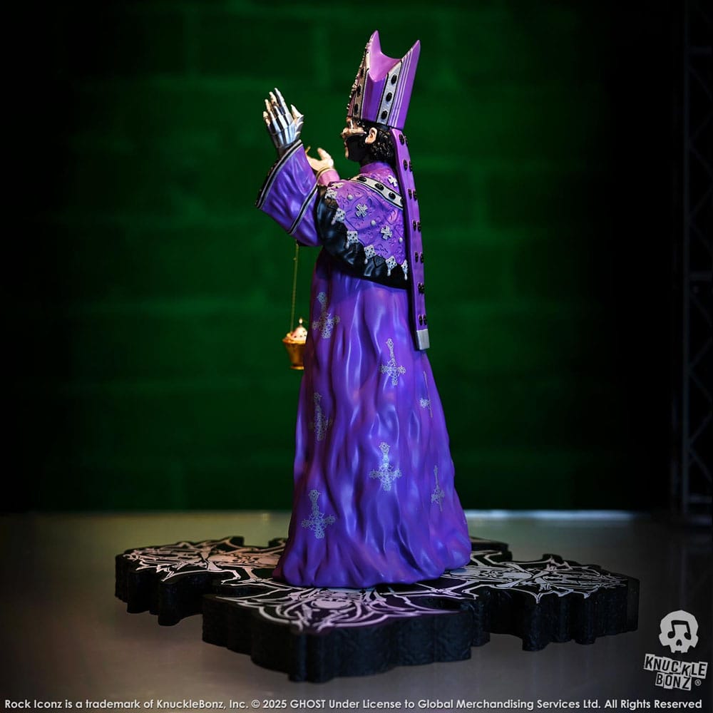 Ghost Rock Iconz Statue Papa V Perpetua Purple Robes 22 cm Image 4