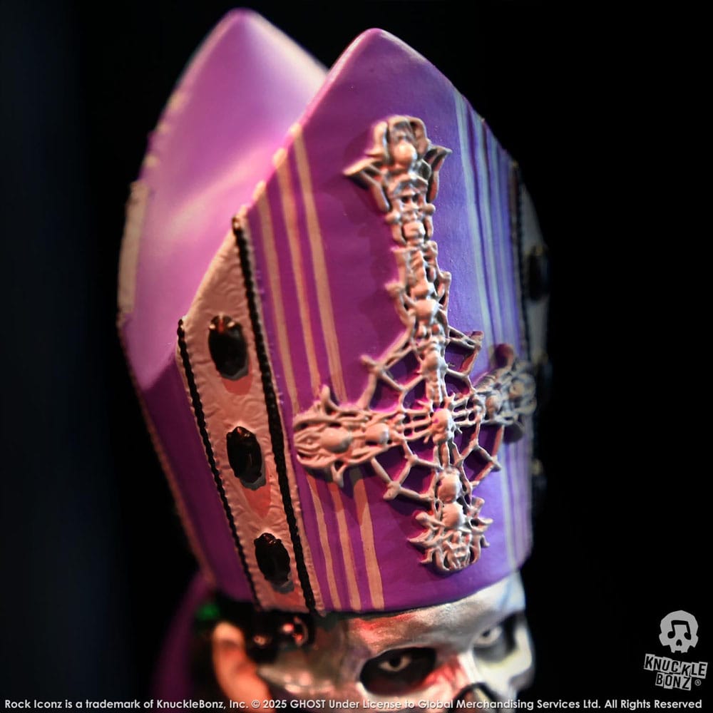 Ghost Rock Iconz Statue Papa V Perpetua Purple Robes 22 cm Image 12