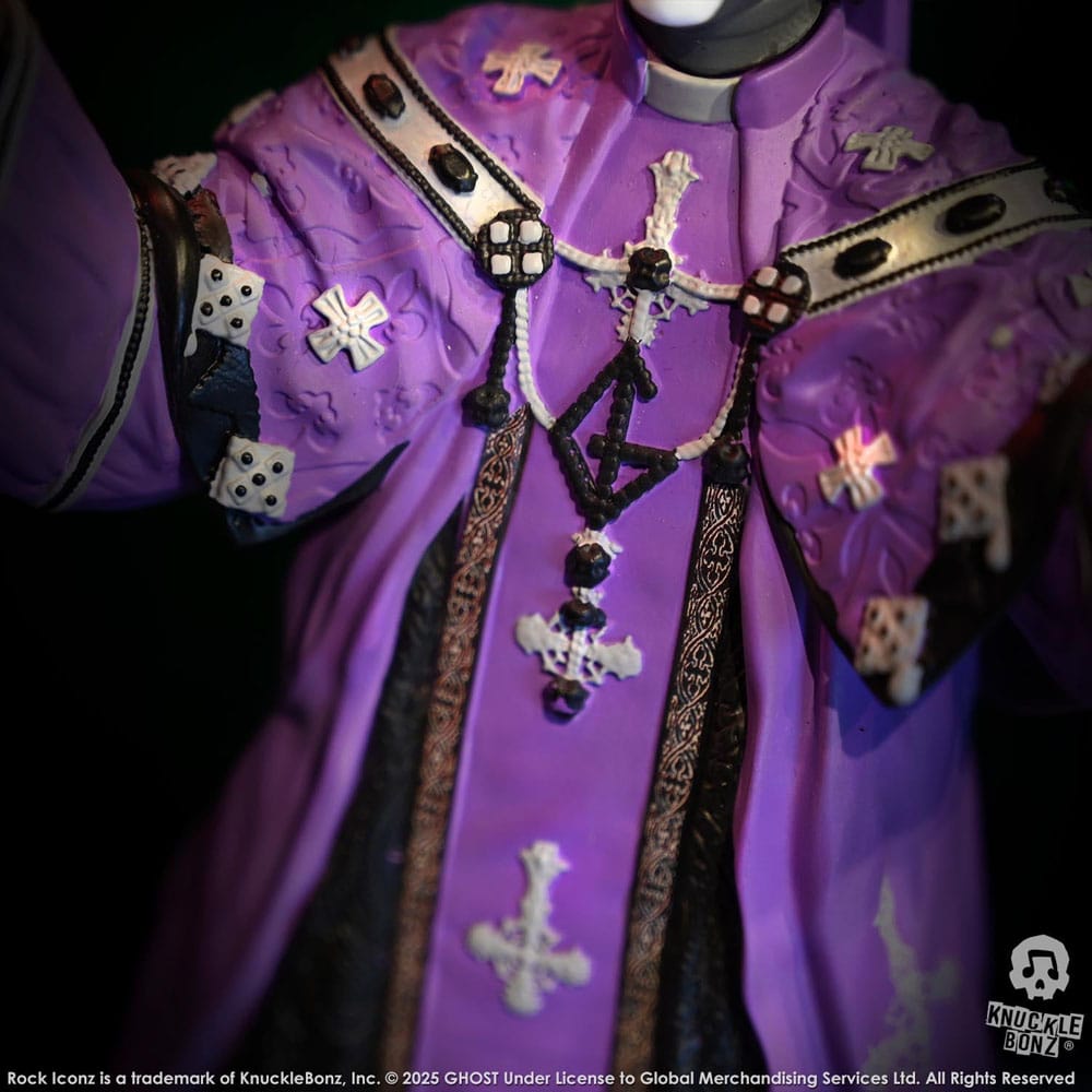 Ghost Rock Iconz Statue Papa V Perpetua Purple Robes 22 cm Image 15