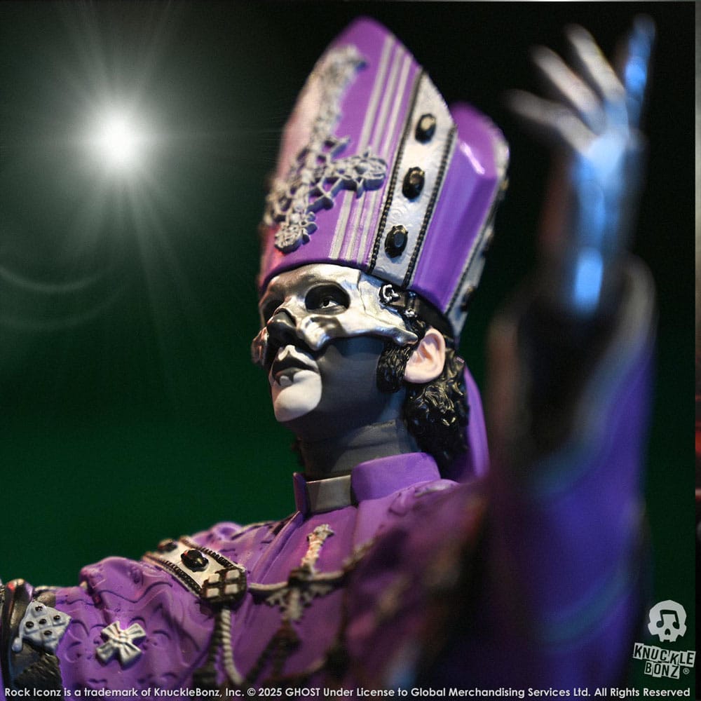 Ghost Rock Iconz Statue Papa V Perpetua Purple Robes 22 cm Image 20