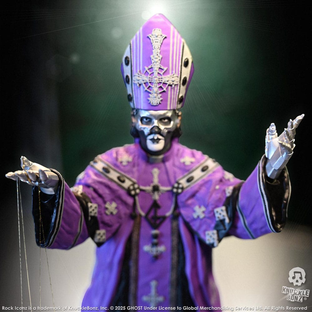 Ghost Rock Iconz Statue Papa V Perpetua Purple Robes 22 cm Image 24