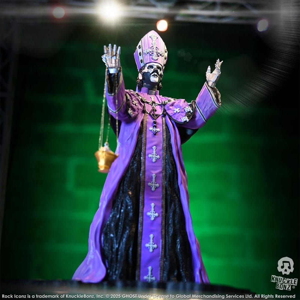 Ghost Rock Iconz Statue Papa V Perpetua Purple Robes 22 cm Image 25