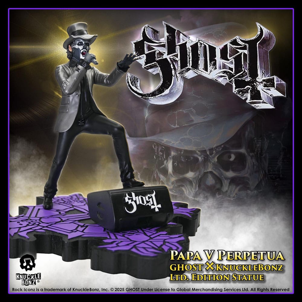 Ghost Rock Iconz Statue Papa V Perpetua Top Hat 22 cm Image 27