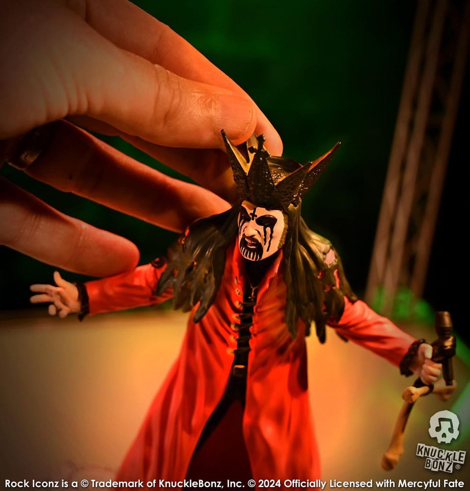 Mercyful Fate Rock Iconz Statue King Diamond III (Red Version) 22 cm Image 4