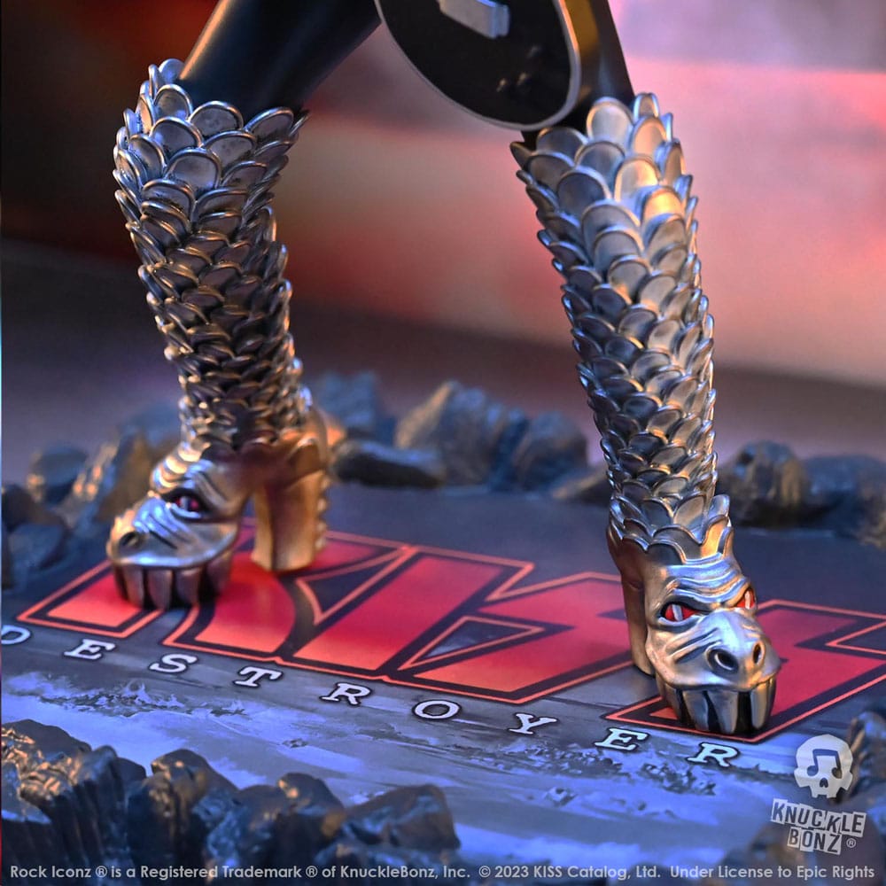 Kiss Rock Iconz Statue The Demon (Destroyer) 22 cm Image 8