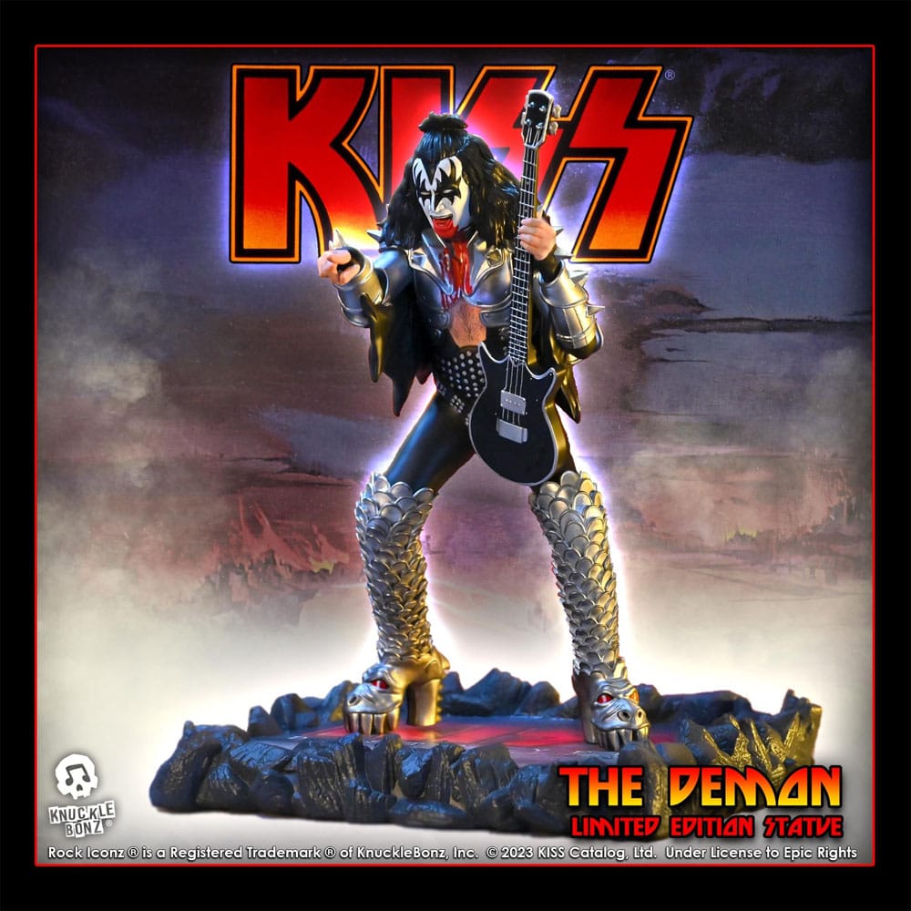 Kiss Rock Iconz Statue The Demon (Destroyer) 22 cm Image 24