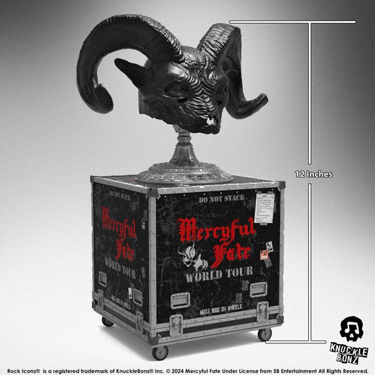 Mercyful Fate Rock Ikonz On Tour Road Case Statue & Stage Mask Set World Tour Image 2