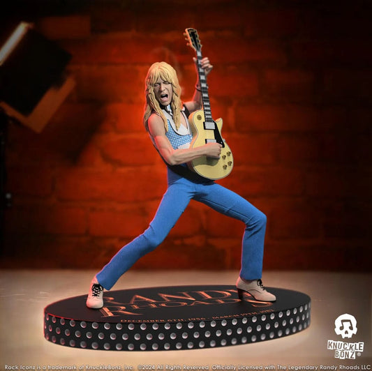 Randy Rhoads IV Rock Iconz Statue The Early Years Blue Version 24 cm Image 2