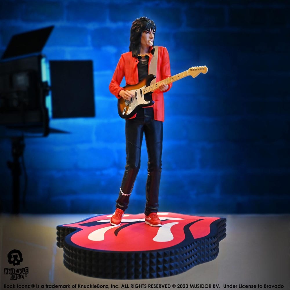 The Rolling Stones Rock Iconz Statue Ronnie Wood (Tattoo You Tour 1981) 22 cm Image 8