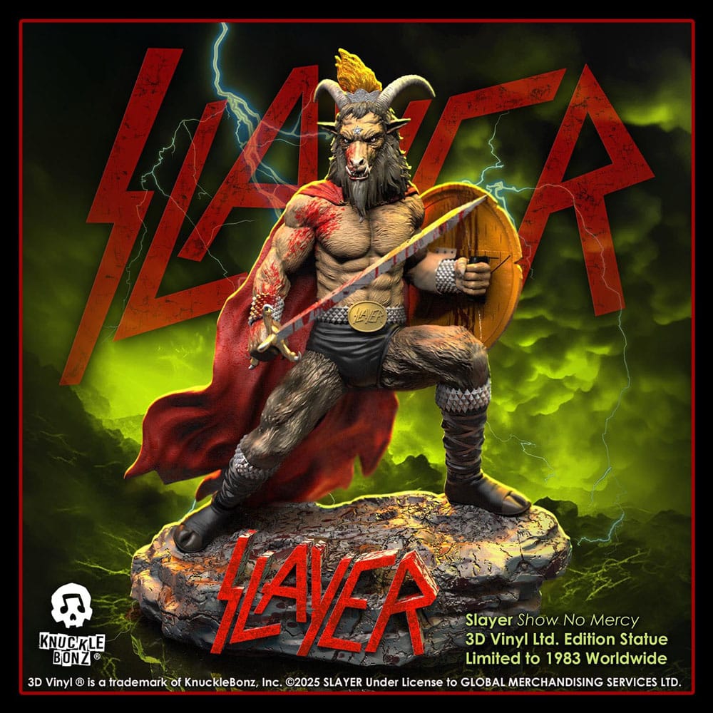 Slayer 3D Vinyl Statue Show No Mercy Minotaur 22 cm Image 19