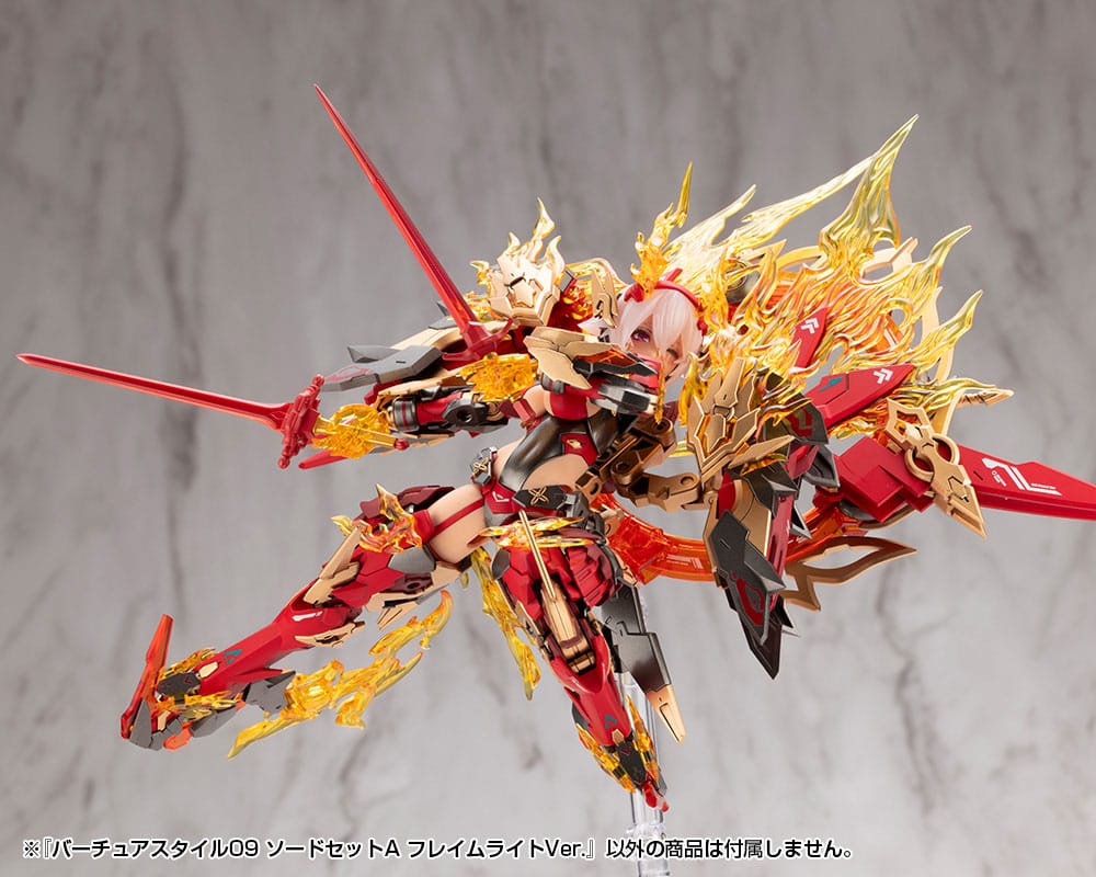 Kotobukiya M.S.G. Model Kit Zubehör-Set Virtuous Style 09 Sword Set A Flamerite Ver. Image 16