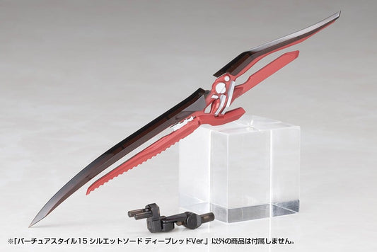 Kotobukiya M.S.G. Zubehör-Set für Plastic Model Kits Virtuous Style 15 Silhouette Sword Deep Red Ver. 14 cm Image 2