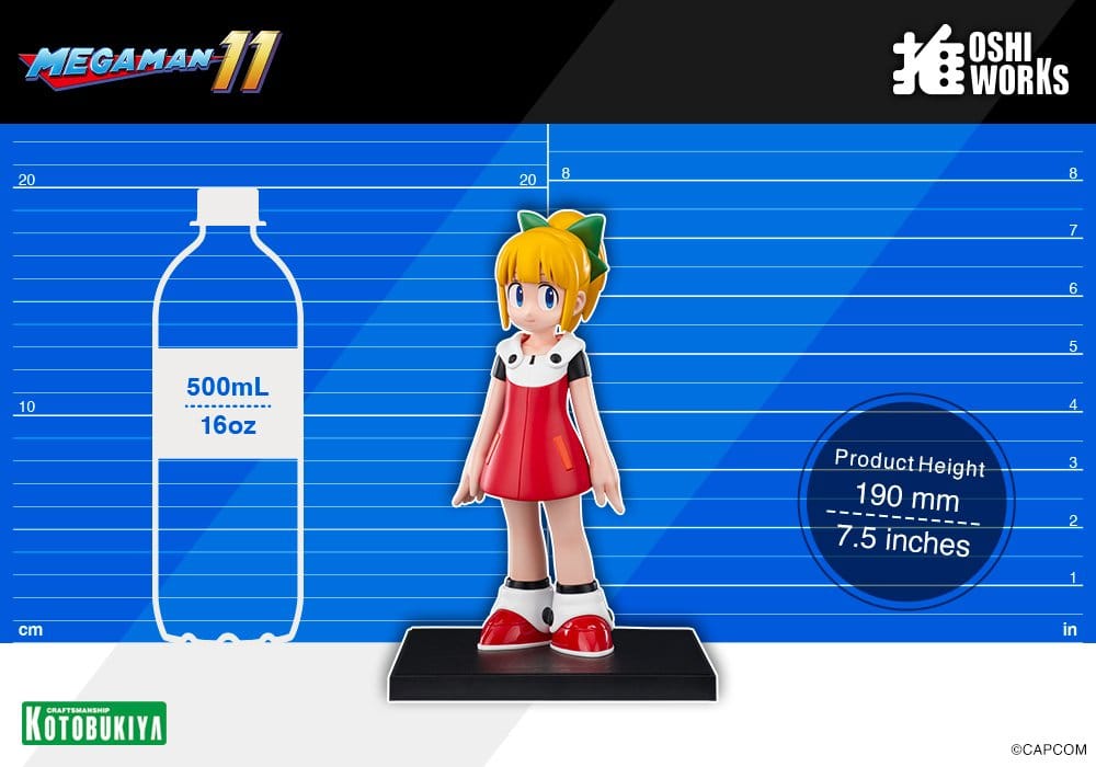 Mega Man Oshi Works PVC Figur Roll 19 cm Image 11