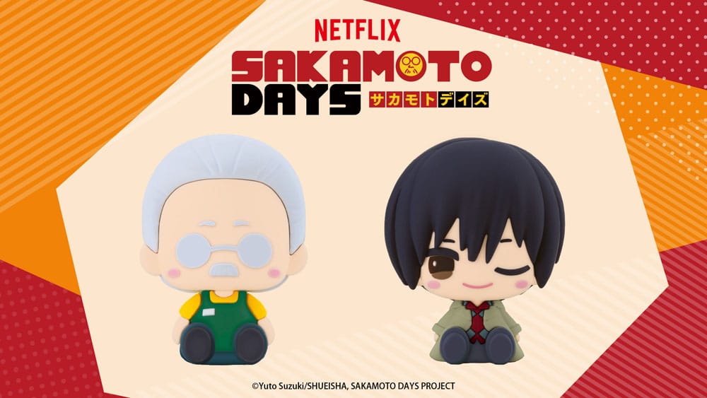 Sakamoto Days Pote Raba Rubber Mascot PVC Mini-Figuren Sakamoto Taro & Nagumo 8 cm Image 2