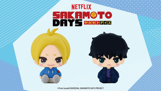 Sakamoto Days Pote Raba Rubber Mascot PVC Mini-Figuren Asakura Shin & Seba Natsuki 8 cm Image 2