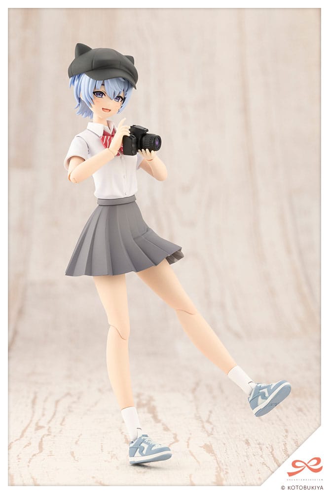 Sousai Shojo Teien Plastic Model Kit 1/10 Eimi Nijimura (Ryubu High School Summer Clothes) 16 cm Image 6