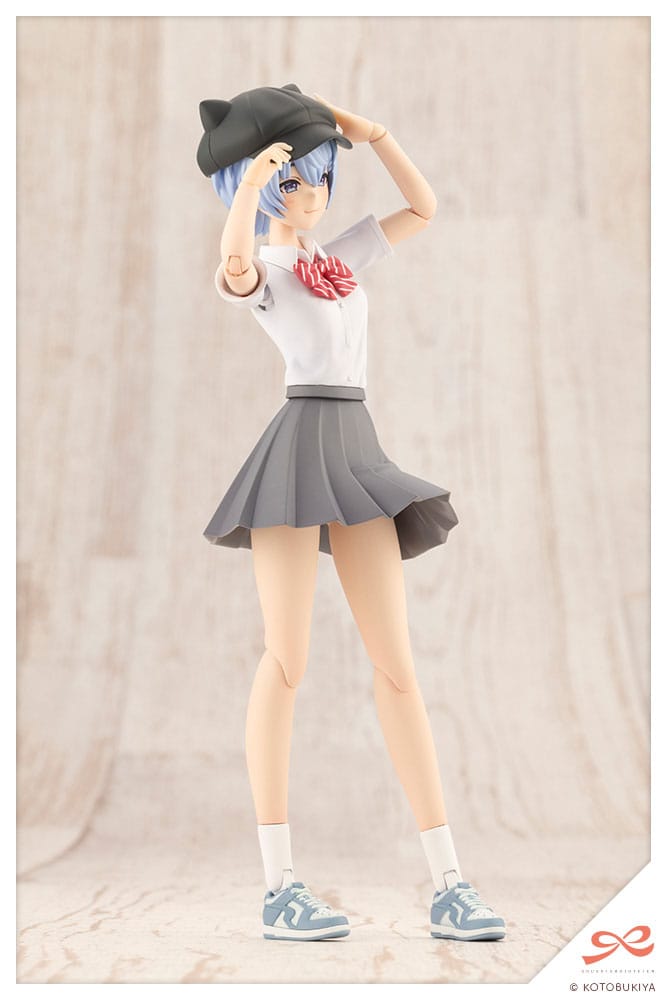 Sousai Shojo Teien Plastic Model Kit 1/10 Eimi Nijimura (Ryubu High School Summer Clothes) 16 cm Image 7