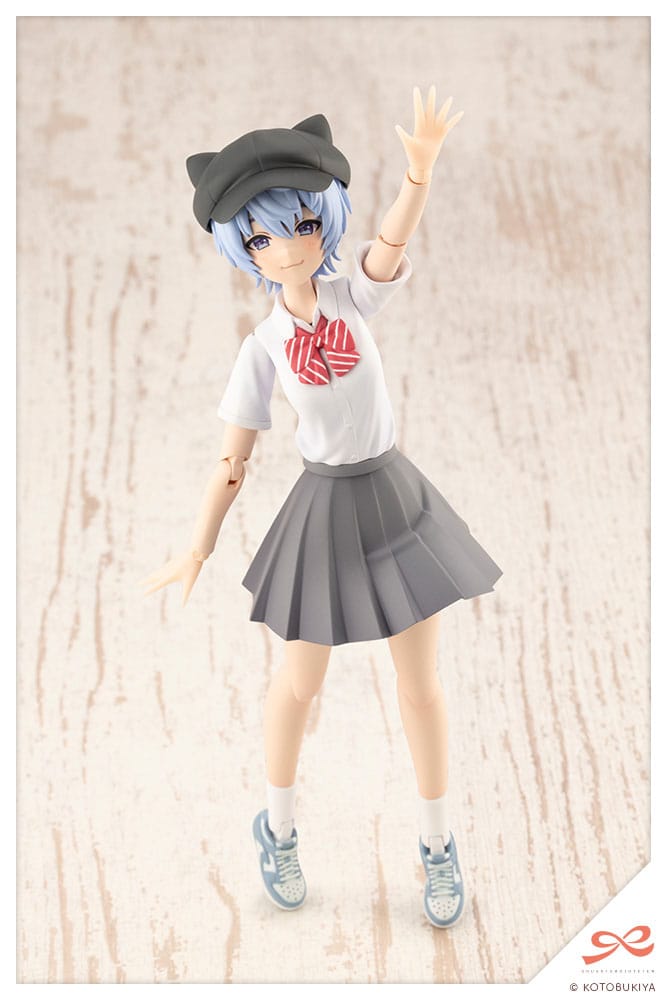 Sousai Shojo Teien Plastic Model Kit 1/10 Eimi Nijimura (Ryubu High School Summer Clothes) 16 cm Image 8