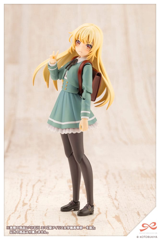 Sousai Shojo Teien Plastic Model Kit 1/10 Emma Koishikawa (St. Iris Gakuen Girl´s High School Winter Clothes) 14 cm Image 17