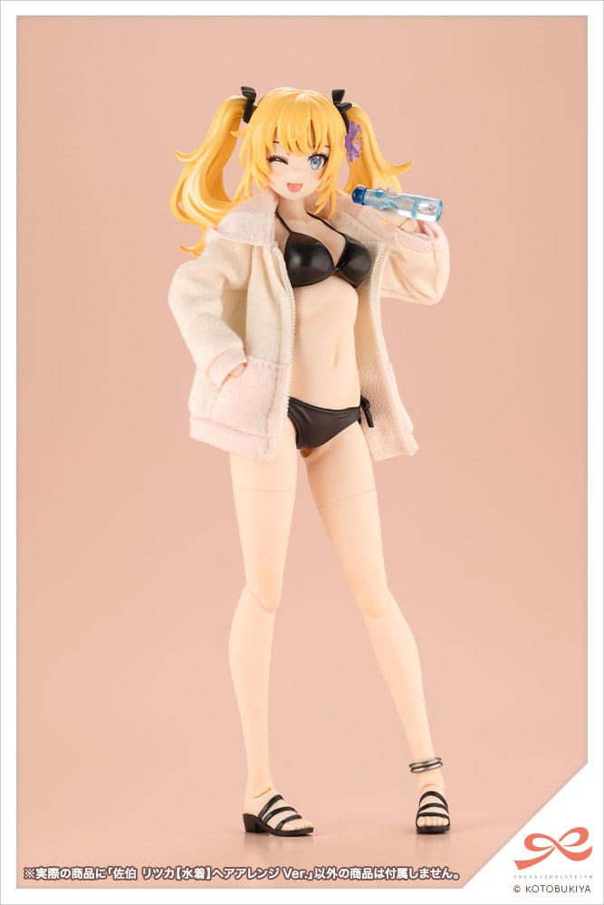 Sousai Shojo Teien Plastic Model Kit 1/10 Ritsuka Saeki (Swim Style) Hair Arrange Ver. 16 cm Image 18