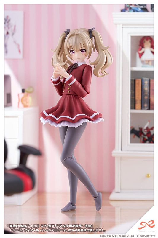 Sousai Shojo Teien Plastic Model Kit 1/10 Emma Koishikawa (St. Iris Gakuen Girl´s High School Winter Clothes) Dreaming Style Imperial Rose 14 cm Image 2