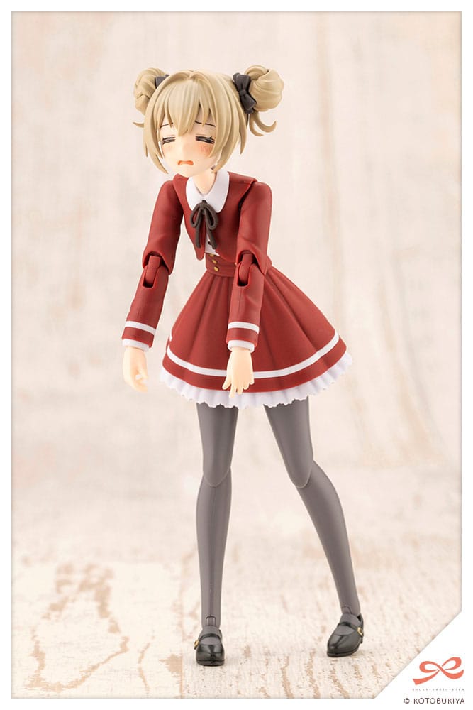 Sousai Shojo Teien Plastic Model Kit 1/10 Emma Koishikawa (St. Iris Gakuen Girl´s High School Winter Clothes) Dreaming Style Imperial Rose 14 cm Image 8