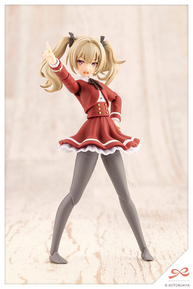 Sousai Shojo Teien Plastic Model Kit 1/10 Emma Koishikawa (St. Iris Gakuen Girl´s High School Winter Clothes) Dreaming Style Imperial Rose 14 cm Image 13