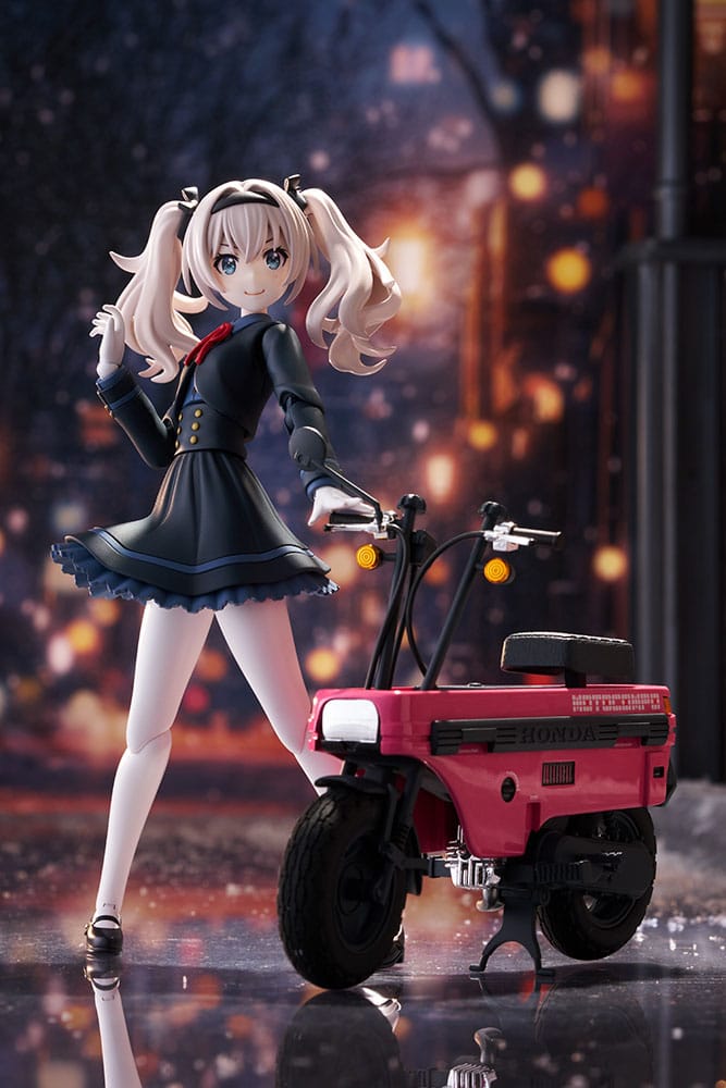 Sousai Shojo Teien Plastic Model Kit 1/10 Emma Koishikawa Nocturne with Honda AB12 Motocompo 14 cm Image 18