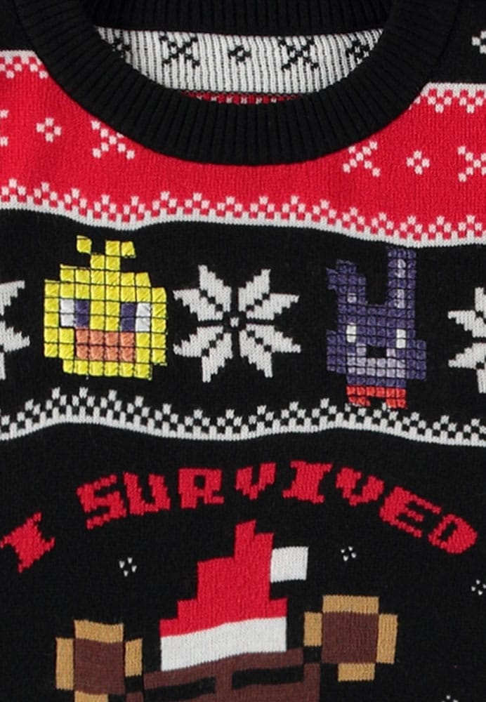 Five Nights at Freddy's Pullover Survived Five Nights (Christmas Jumper) Größe L Image 4
