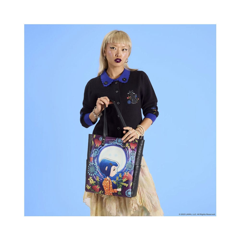 Coraline by Loungefly Cardigan Unisex Collared Cat Dragonfly Größe XXL Image 5