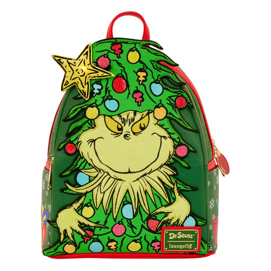 Dr. Seuss by Loungefly Mini Rucksack Grinch Holiday Image 2