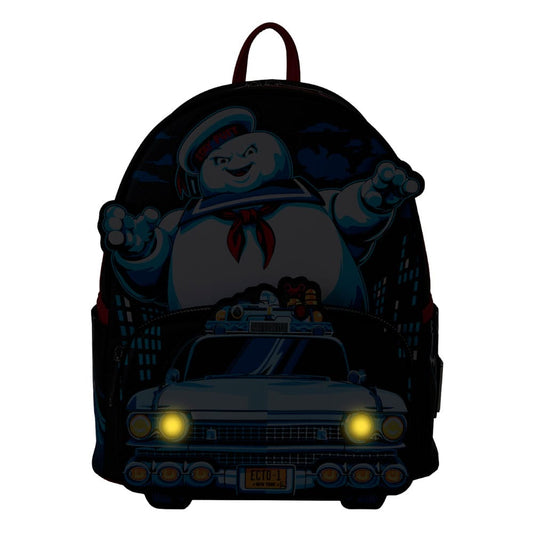 Ghostbusters by Loungefly Mini Rucksack Stay Puff Chasing Image 2