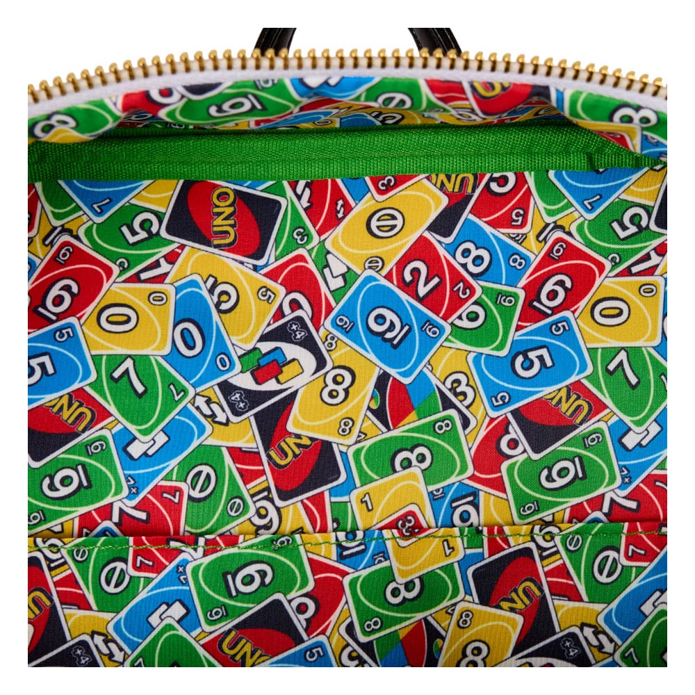 Mattel Classic by Loungefly Mini Rucksack UNO Reverse Card Image 4