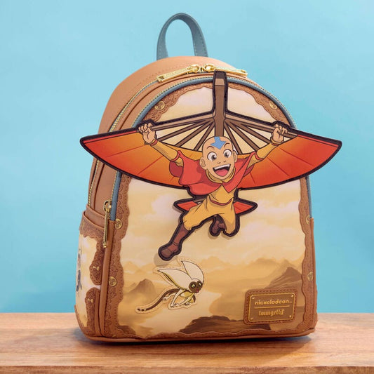 Nickelodeon by Loungefly Mini Rucksack Avatar: The Last Airbender Aang Glider Staff Image 2