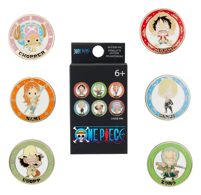 One Piece by Loungefly Ansteck-Pins Chibi Blind Box Sortiment (12) Image
