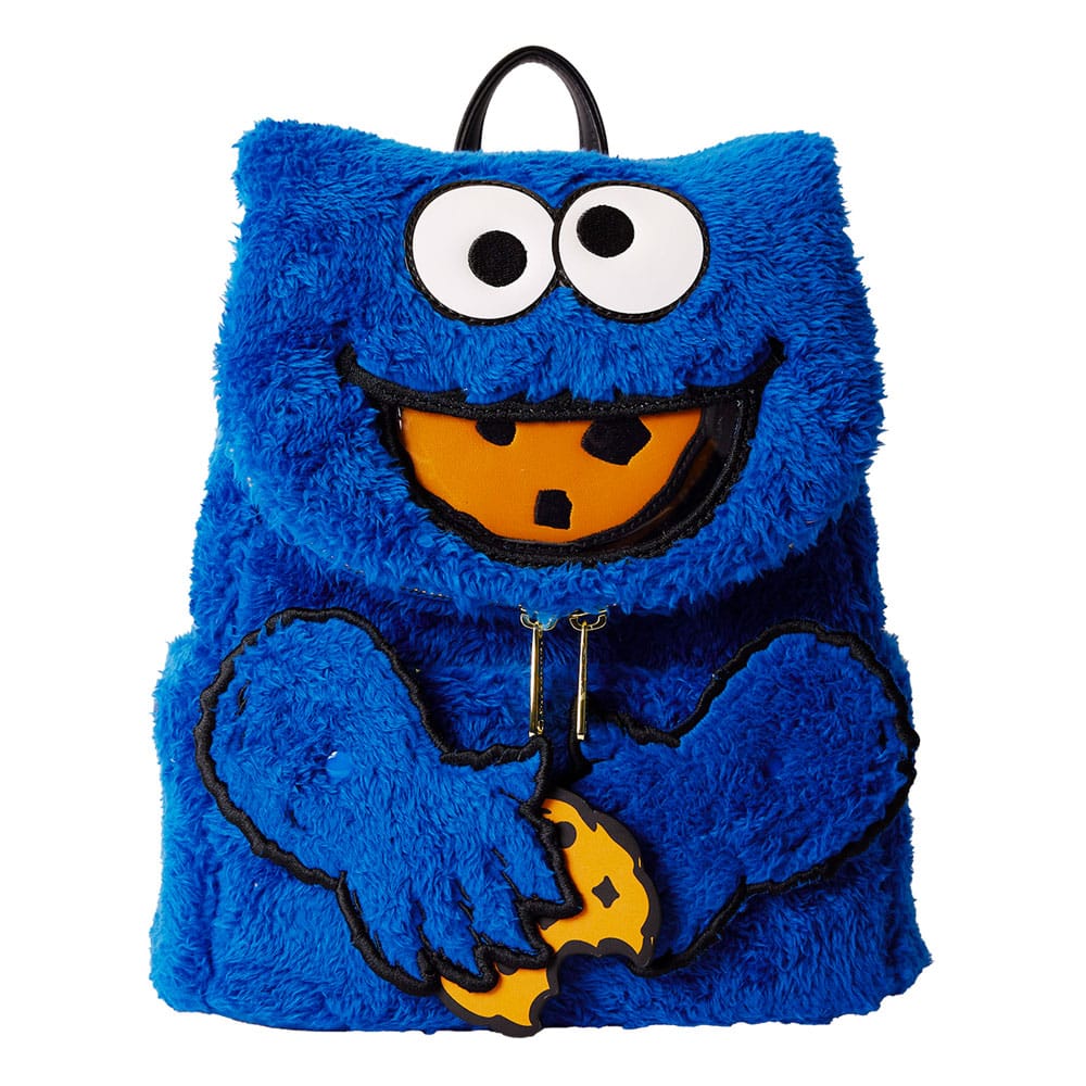 Sesamstraße by Loungefly Plush Mini Rucksack Cookie Monster Image 1