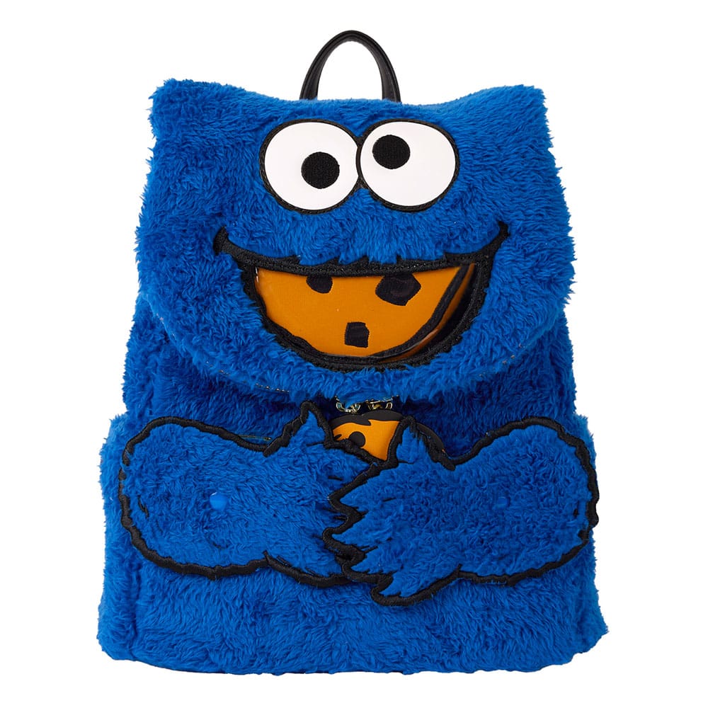 Sesamstraße by Loungefly Plush Mini Rucksack Cookie Monster Image 2