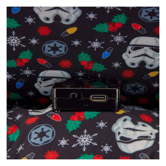 Star Wars by Loungefly Mini Rucksack Stormtrooper Holiday Image 2