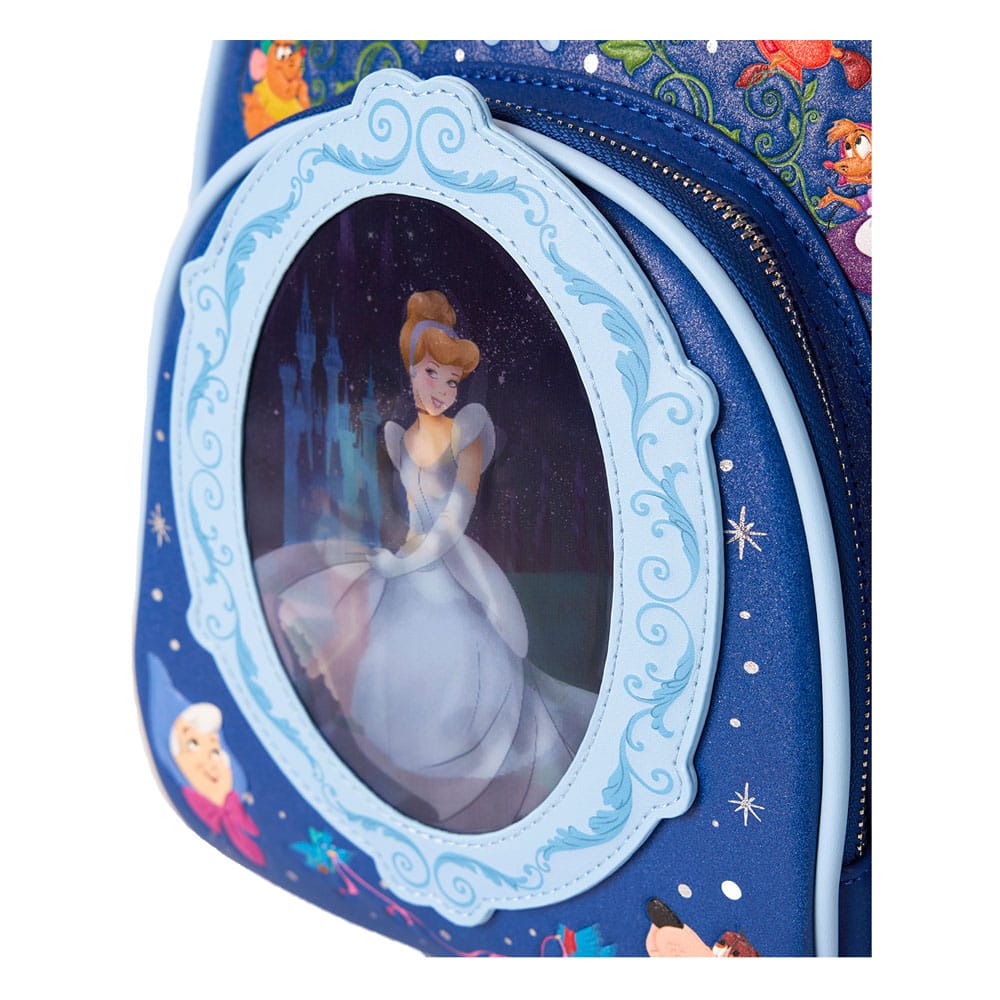 Disney by Loungefly Mini Rucksack 75th Anniversary Cinderella Lenticular Image 7