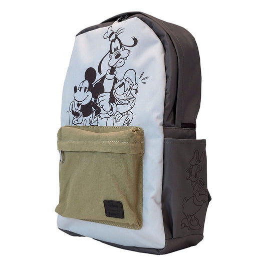Disney by Loungefly Full-Size Nylon Rucksack Mickey and Friends Canvas Image 2