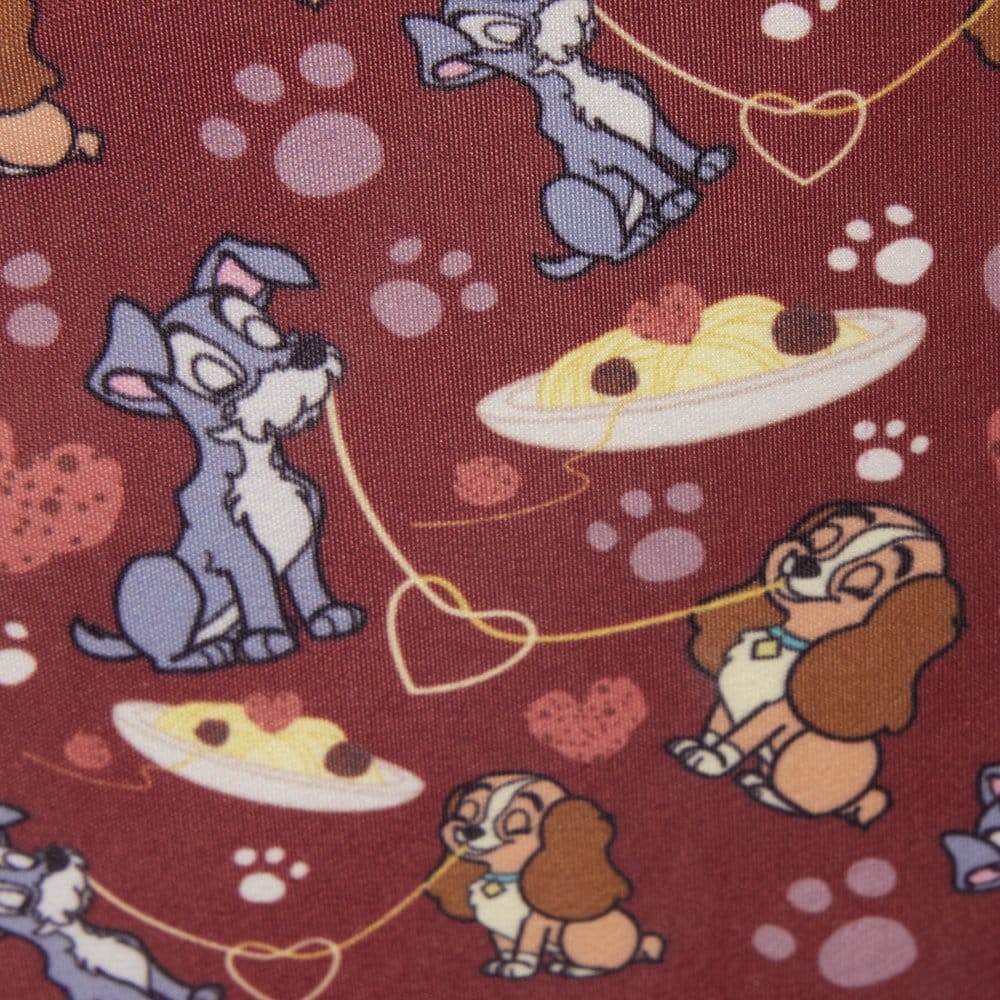 Disney by Loungefly Umhängetasche Lady & the Tramp Spaghetti Dinner Image 6