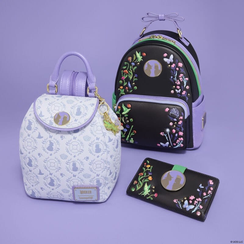 Wicked by Loungefly Mini Rucksack Floral & Lace Image 7