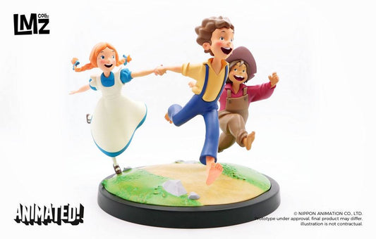 Tom Sawyers Abenteuer Animated! Statue Tom, Huck & Becky 23 cm Image 2
